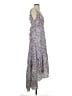 Hutch 100% Polyester Paisley Purple Cocktail Dress Size XS - photo 4