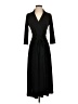 Anne Klein Solid Black Casual Dress Size 0 - photo 1