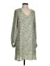 Louna 100% Polyester Paisley Green Casual Dress Size S - photo 1