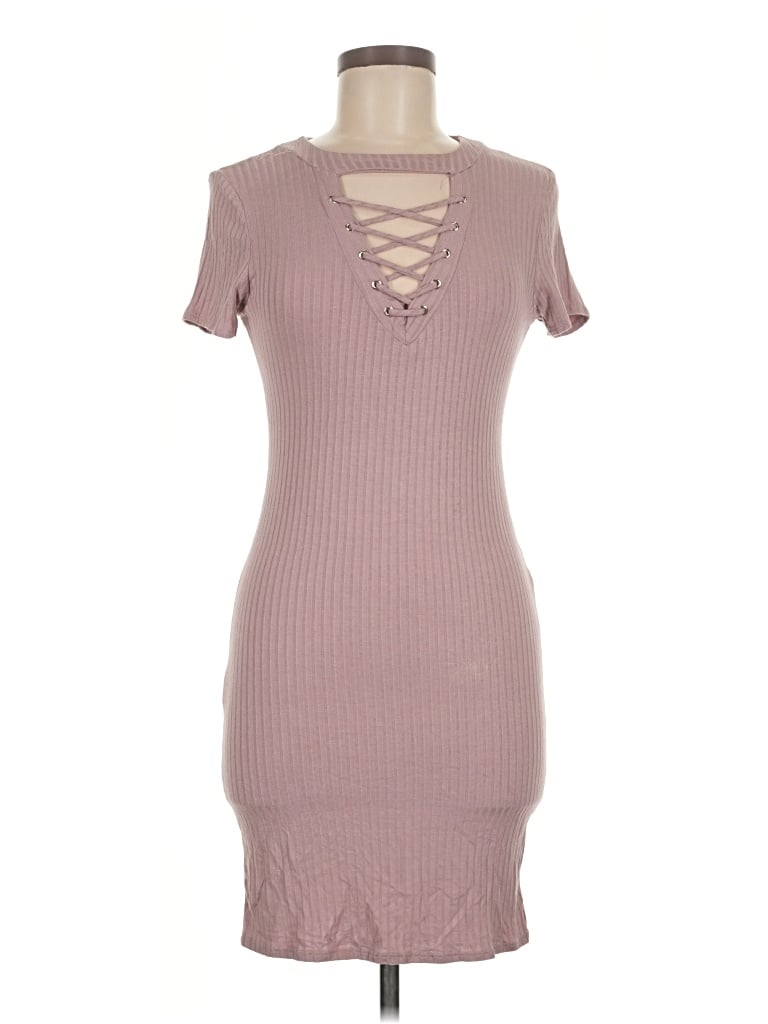 Pre-owned Heart & Hips Casual Dress In Gray