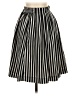 J.Crew Mercantile 100% Polyester Stripes Black Casual Skirt Size 00 - photo 1