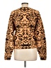 Ulla Johnson Animal Print Orange Cardigan Size L - photo 2