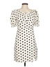 DAZY 100% Polyester Polka Dots Ivory Casual Dress Size M - photo 1