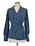 Ganni Blue 3/4 Sleeve Blouse Size EU 40 / US 10 - photo 1
