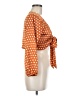 PrettyLittleThing 100% Polyester Orange 3/4 Sleeve Blouse Size 6 - photo 4