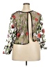 Shein Curve 100% Polyester Green Silver 3/4 Sleeve Blouse Size 5X - photo 2