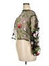 Shein Curve 100% Polyester Green Silver 3/4 Sleeve Blouse Size 5X - photo 5