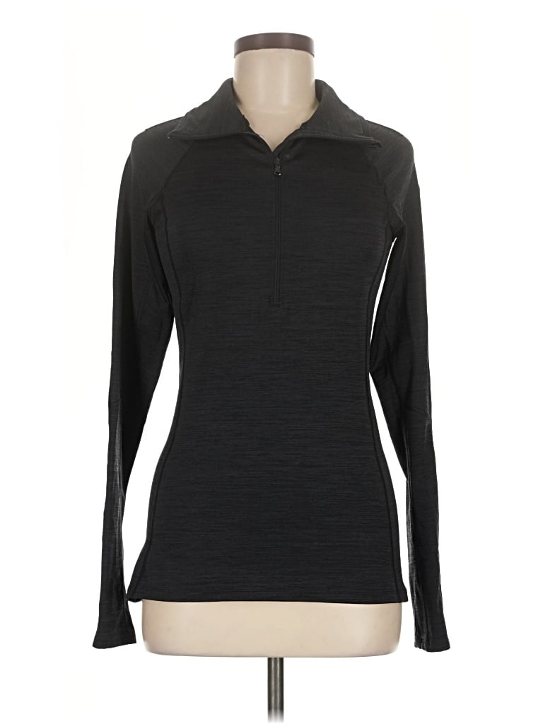Pre-owned Under Armour Long Sleeve Polo Shirt In Black