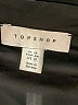 Topshop 100% Polyester Solid Black Long Sleeve Blouse Size 12 - photo 7