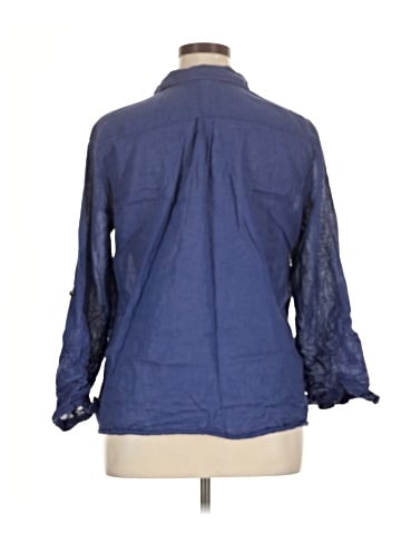 Old Navy 3/4 Sleeve Button-Down Shirt (view 2)