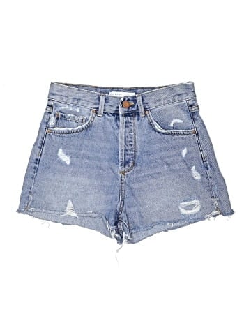 Zara Basic Denim Shorts (view 1)