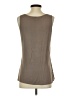 Ecru Gray Sleeveless Blouse Size S - photo 2