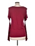 Foreign Exchange Burgundy Short Sleeve Top Size L (estimated) - photo 2
