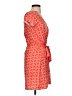 Escapada 100% Rayon Hearts Orange Casual Dress Size XS - photo 4