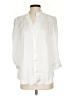 MNG Suit 100% Polyester Ivory 3/4 Sleeve Blouse Size 4 - photo 1