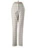 Adrienne Vittadini Plaid Ivory Dress Pants Size 6 - photo 1