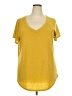 Torrid Yellow Short Sleeve T-Shirt Size 3X Plus (3) - photo 1