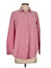 J.Jill Checkered-gingham Pink Long Sleeve Button-Down Shirt Size XS - photo 1
