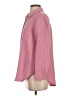 J.Jill Checkered-gingham Pink Long Sleeve Button-Down Shirt Size XS - photo 5