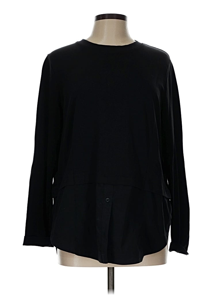 Pre-owned Athleta Sweatshirt In Black