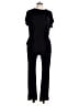 Elan Solid Black Jumpsuit Size L - photo 1
