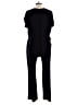 Elan Solid Black Jumpsuit Size L - photo 2
