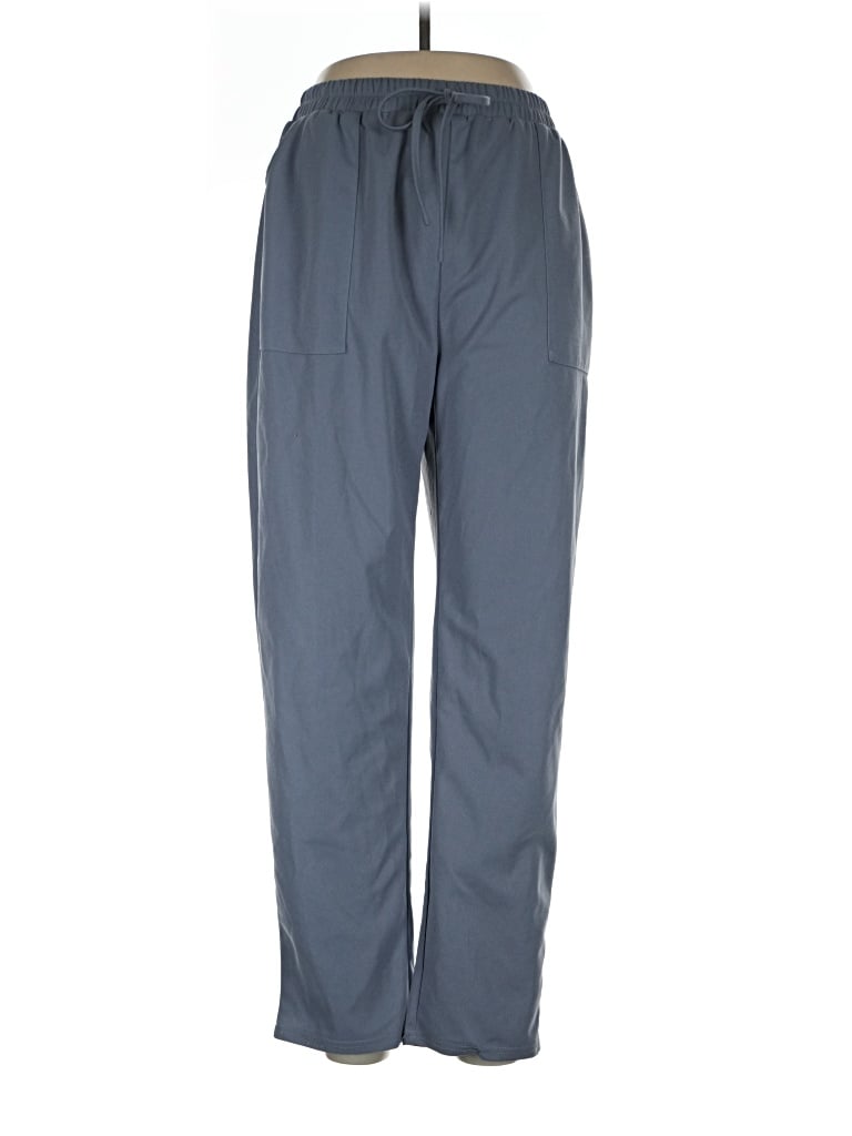 Pre-owned Shein Casual Pants In Blue