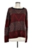 JACK 100% Acrylic Chevron-herringbone Burgundy Pullover Sweater Size M - photo 1