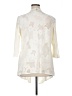 Clara Sun Woo Ivory Kimono Size XL - photo 2