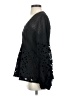 INA 100% Polyester Black Long Sleeve Blouse Size S - photo 5