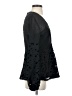 INA 100% Polyester Black Long Sleeve Blouse Size S - photo 4