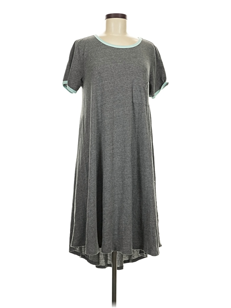 Pre-owned Lularoe Casual Dress In Gray