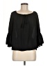 My Michelle 100% Polyester Black 3/4 Sleeve Blouse Size M - photo 1