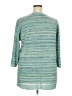 Cj Banks 100% Acrylic Teal Pullover Sweater Size 2X - photo 2