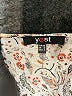 Yest 100% Viscose Paisley Ivory Long Sleeve Blouse Size 4 - photo 7