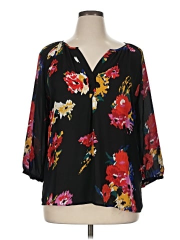 Violet & Claire 3/4 Sleeve Blouse (view 1)