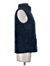 Lomon 100% Polyester Blue Faux Fur Vest Size S - photo 4