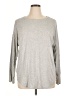 Lou & Grey Gray Long Sleeve Top Size XL - photo 1
