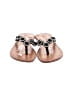 Mystique Black Flip Flops Size 8 - photo 2