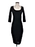 Silence and Noise Solid Black Cocktail Dress Size S - photo 1