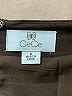 CeCe 100% Polyester Solid Black Formal Skirt Size 6 - photo 4
