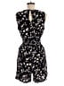 Gap 100% Rayon Floral Black Romper Size M - photo 2