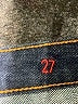 Sézane Chevron-herringbone Blue Jeans Size 27 waist - photo 8