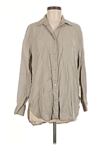 Weekday Long Sleeve Button-Down Shirt (view 1)