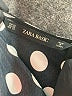 Zara Basic Polka Dots Black Kimono Size XS - photo 7