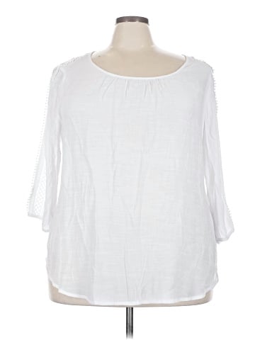Unique Spectrum 3/4 Sleeve Blouse (view 1)