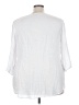 Unique Spectrum White 3/4 Sleeve Blouse Size 3X - photo 2