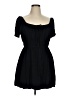 Rewind 100% Rayon Solid Black Casual Dress Size XL - photo 1