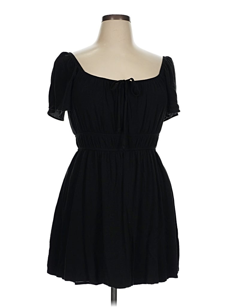 Pre-owned Rewind Casual Dress In Black