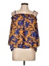 H&M Conscious 100% Polyester Orange Sleeveless Blouse Size 12 - photo 1